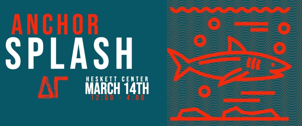 wsuDG's tweet photo. It’s that time of year again... ANCHOR SPLASH 2020! March 14th at Heskett Center! 🦈⚓️ https://t.co/zS5apxpNvJ