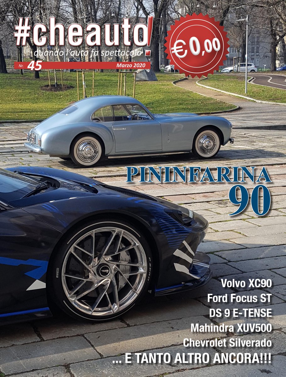 PininfarinaSpA's tweet photo. From the foundation in 1930 to the present reality that goes beyond the car to touch, successfully, #architecture, nautical and industrial #design. #Pininfarina’s 90th anniversary on the cover of the new issue of #cheauto https://t.co/9dbw6qDs30 #pininfarina90 https://t.co/0lfUlJIikV