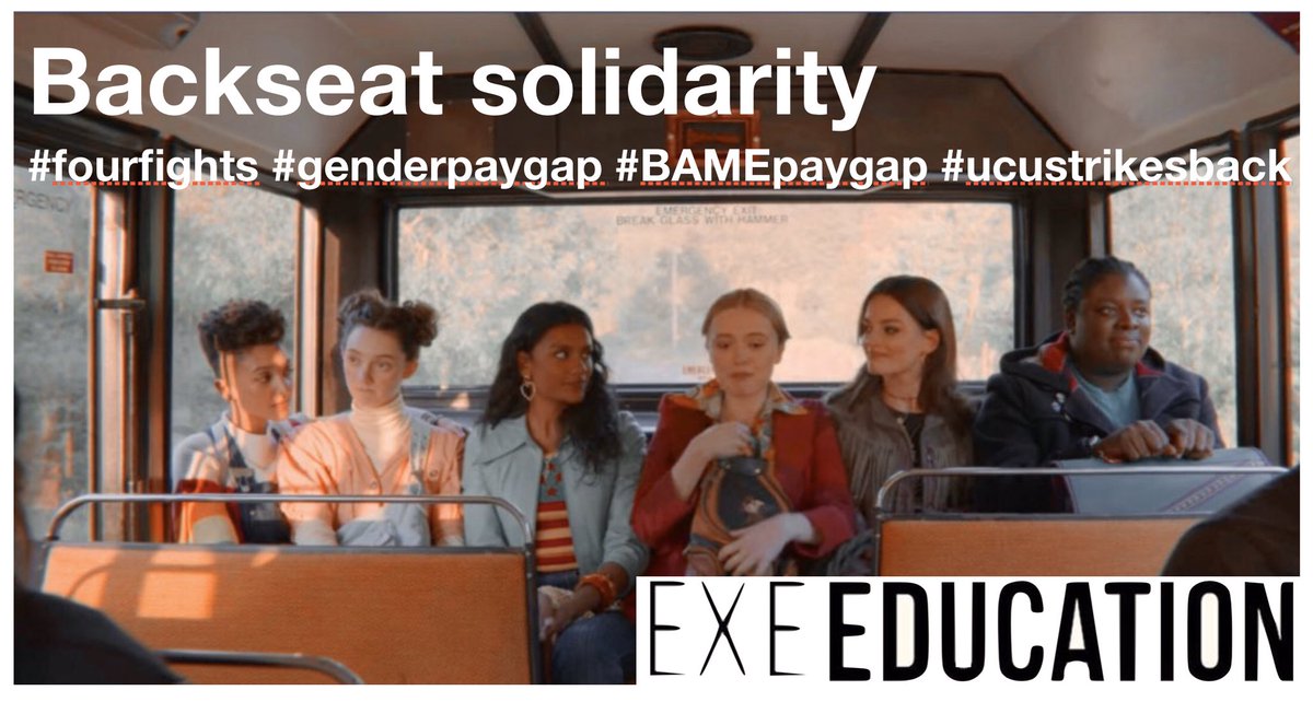 craftgeography's tweet photo. With @iancooketal learning to make #ussstrikesback memes... ‘popular culture Nicola, what have you been watching?’ #sexeducation... and so it starts... #fourfights #genderpaygap #BAMEpaygap #equalities @ExeterUCU https://t.co/PGR1I9Ahm8