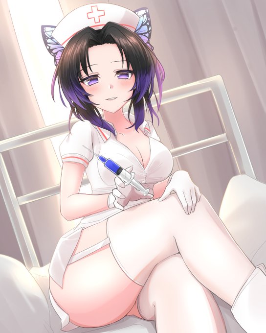 Kai (カイ)さんがTwitterに投稿した胡蝶しのぶ(鬼滅の刃)のイラスト。