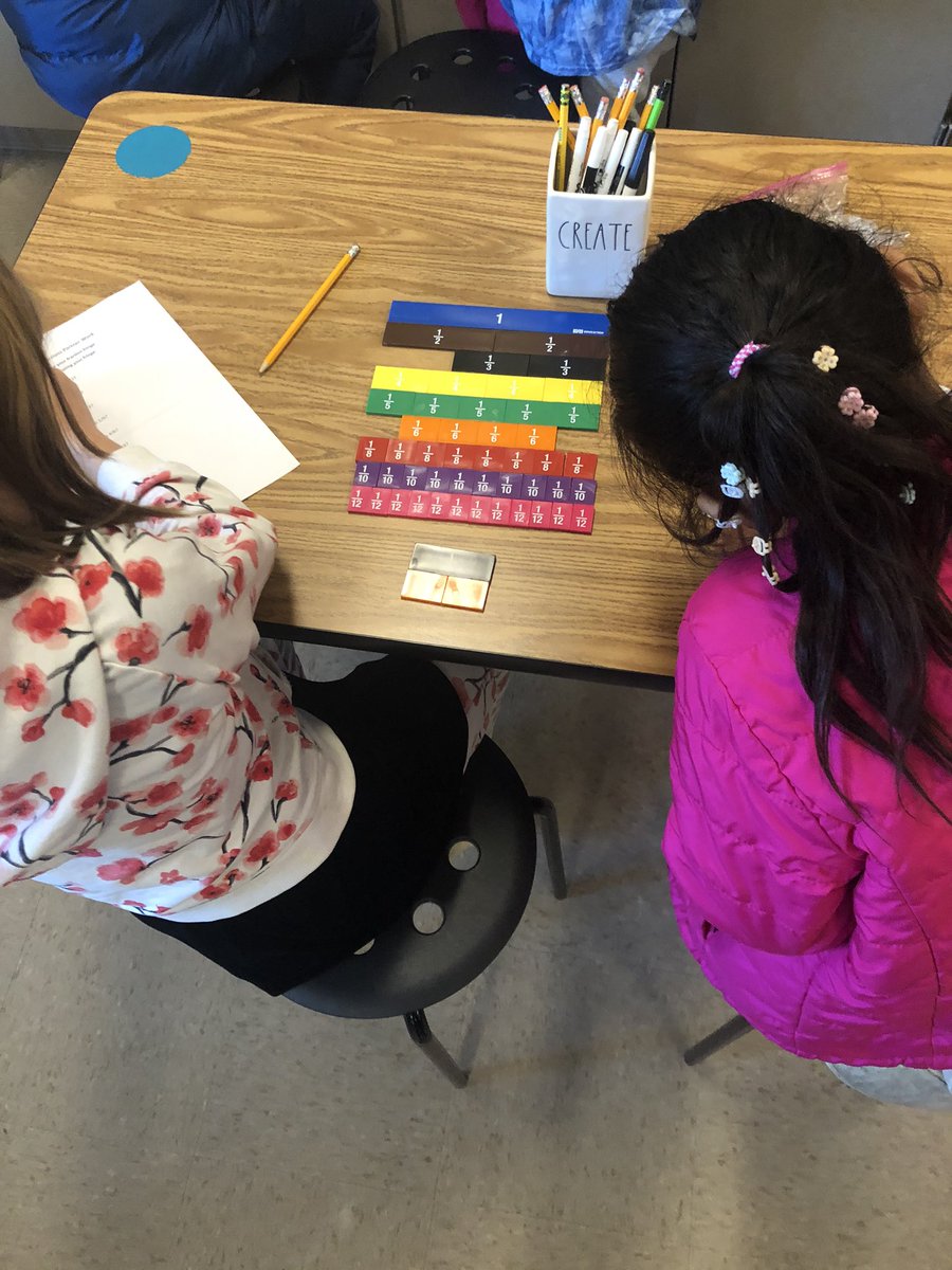 MrsHCrowder's tweet photo. Fun exploring equivalent fractions on a Monday morning! #YCSD https://t.co/522004a3eX