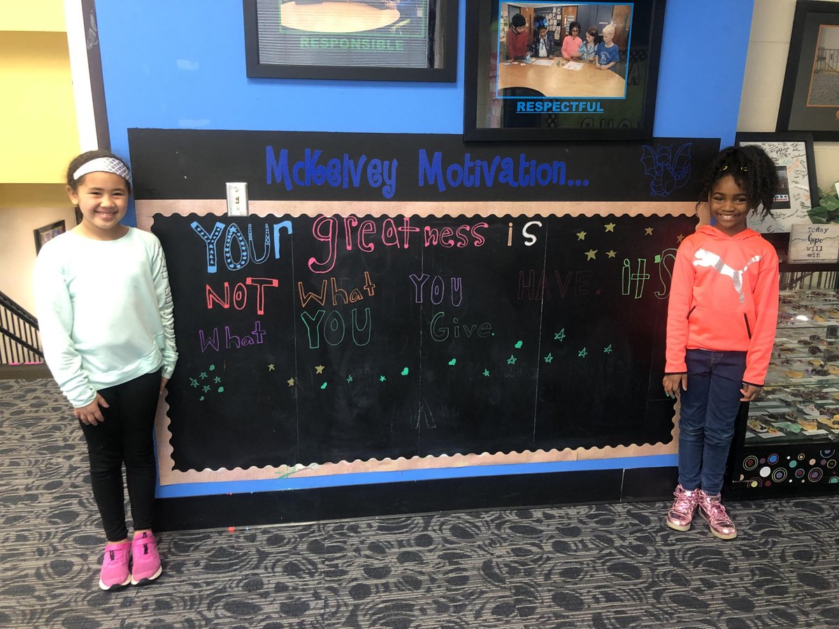 Have a wonderful week! #mckproud