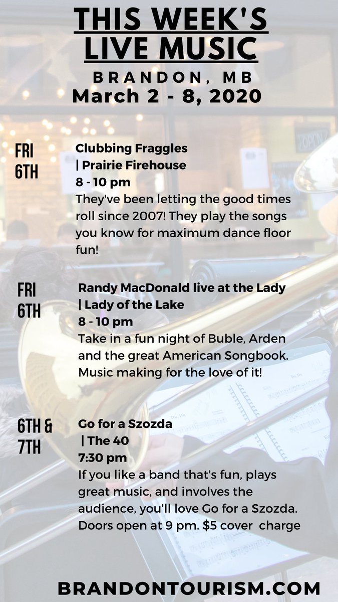 Here's your weekly sneak peek on what's happening this week!

#Brandonbringsyouback