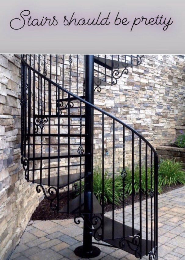 ironwork's tweet photo. Stairs should be pretty. 540-384-6249 info@appalachianironworks.com https://t.co/ng88czCd34