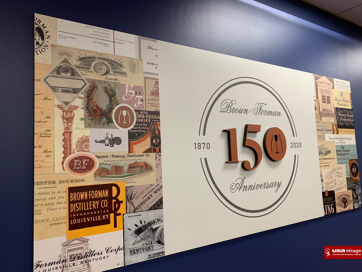 USA_Image's tweet photo. We love celebrations! We are honored to help @BrownForman celebrate such an amazing milestone. Here is to 150 more years! Cheers!
How can we help you celebrate? https://t.co/vOnrvI97ym
#USAImage #BrownForman #150Years #LouisvillePrinters #DigitalPrint https://t.co/wyfAWLCWWL