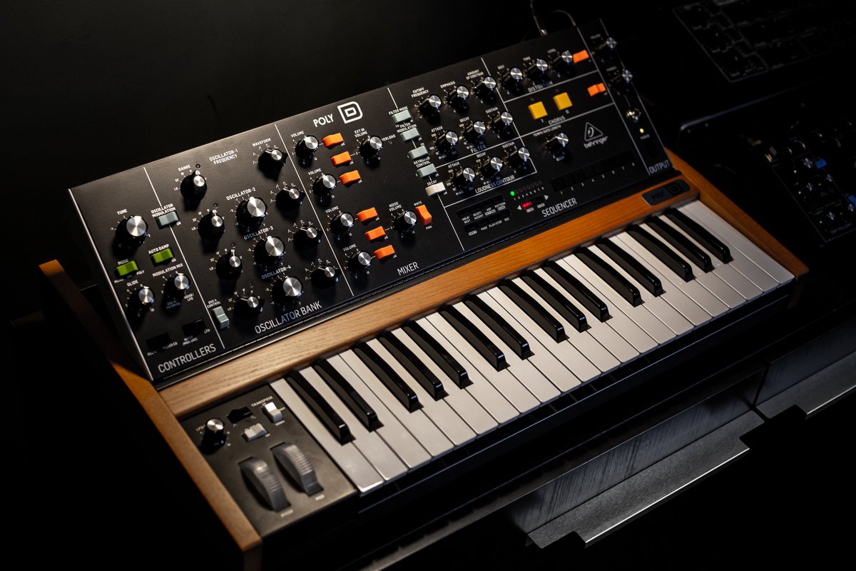 Firm_Music's tweet photo. You can truly conjure up any sound with the POLY D! 

#Synth #AnalogSynth #Behringer #BehringerPolyD #PolyD https://t.co/QWmhr0vfMM