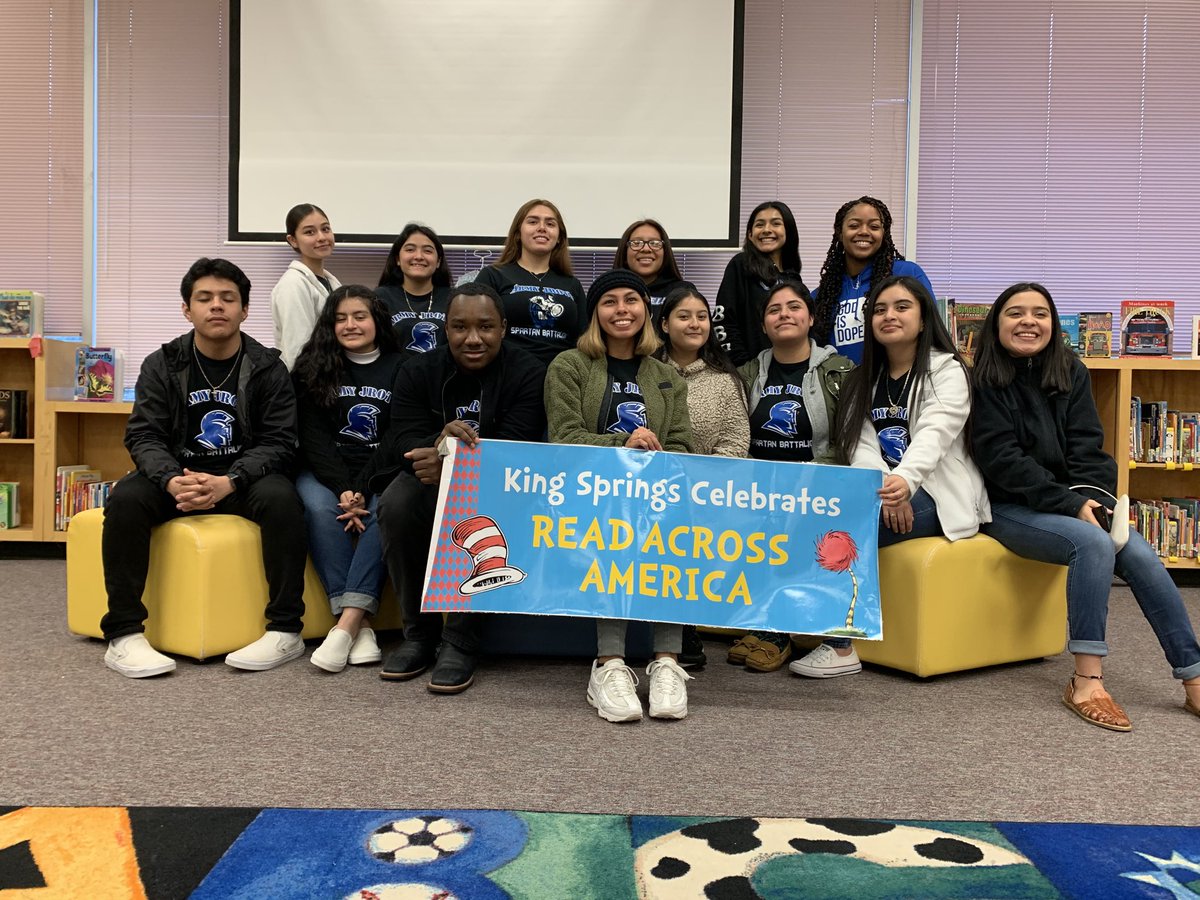 Campbell HS students celebrating RAA day at King Springs <a href="/chscommons/">Campbell Commons</a> <a href="/chssparta/">Campbell High School</a> @cobblms