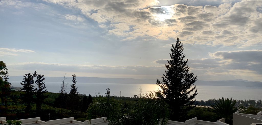 BishopTimHill's tweet photo. Such a joy to welcome an excited group of wonderful folks to the Sea of Galilee region as we get ready for our first full day of the Journey of Pentecost Israel 2020. https://t.co/ksXa9325yl