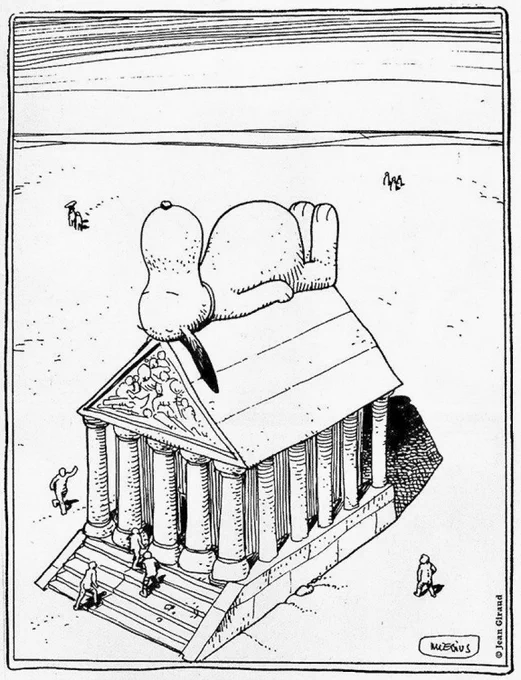 Snoopy, by Mœbius. 