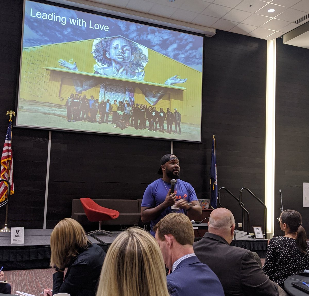 dr__cyndi's tweet photo. We are #LeadingWithLove @RPS_Schools!!! Our P4L movement is about our love for our students and our commitment to supporting them as they discover their interests and dare to dream big! #VaLIN #RPSSTEM https://t.co/a0JeVeqOFy