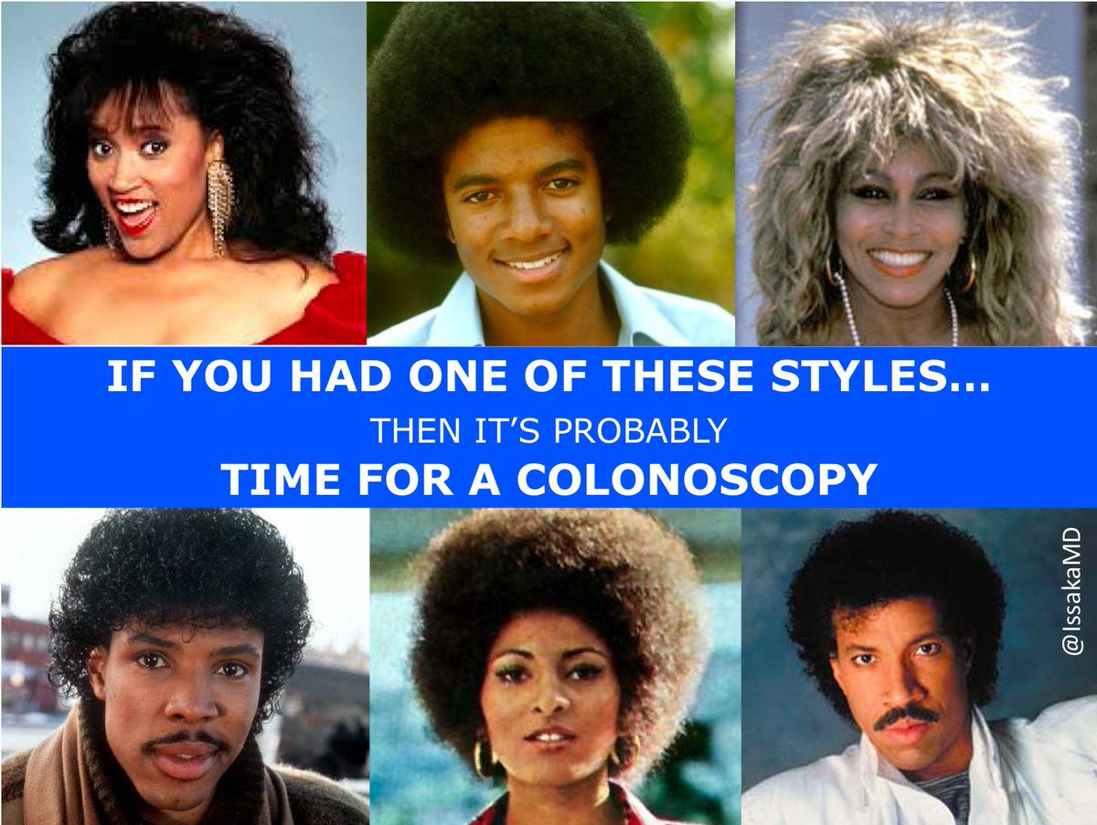DYK that African-Americans (AA) have the highest rate of #ColorectalCancer of any race/ethnicity in the US?  

If you're AA &gt;45 years old, talk to your doc! 

#ItsTimeGetScreened
#ColorectalCancerAwarenessMonth
#DiversityinGI
#GITwitter

CC: <a href="/drfolamay/">Fola May, MD PhD</a> <a href="/DMGrayMD/">Darrell Gray, II, MD, MPH, FACG</a>