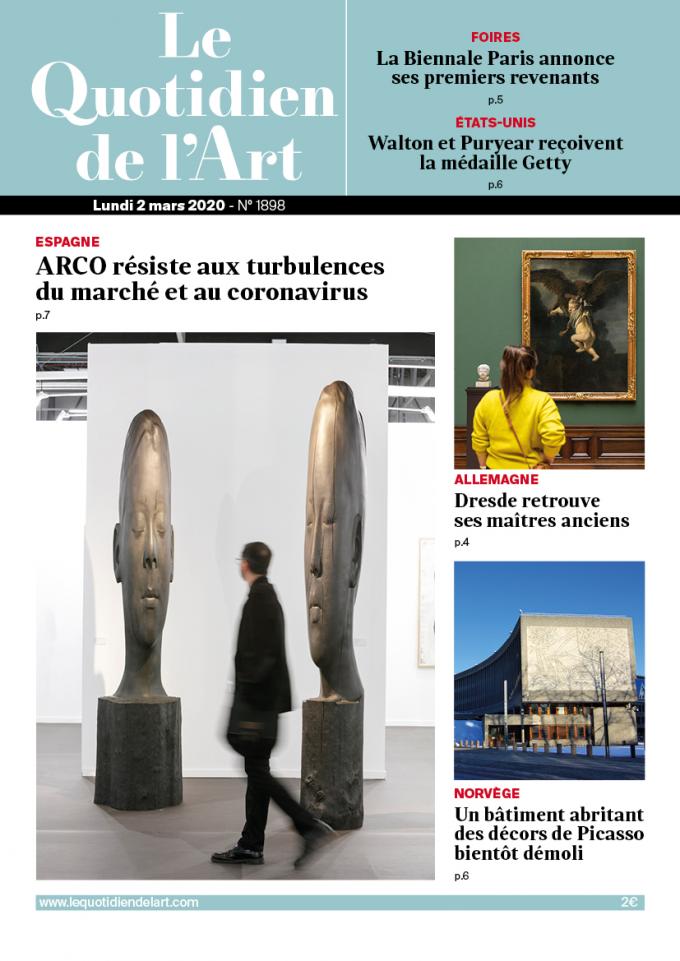 "La Biennale Paris annonce ses premiers revenants", un article d'Armelle Malvoisin <a href="/ARTscriptor/">Armelle Malvoisin</a> pour le <a href="/Quotidiendelart/">Quotidien de l'Art</a>. 
"L’opération reconquête lancée par Georges de Jonckheere, nommé président de la Biennale Paris en décembre dernier, semble porter ses fruits."