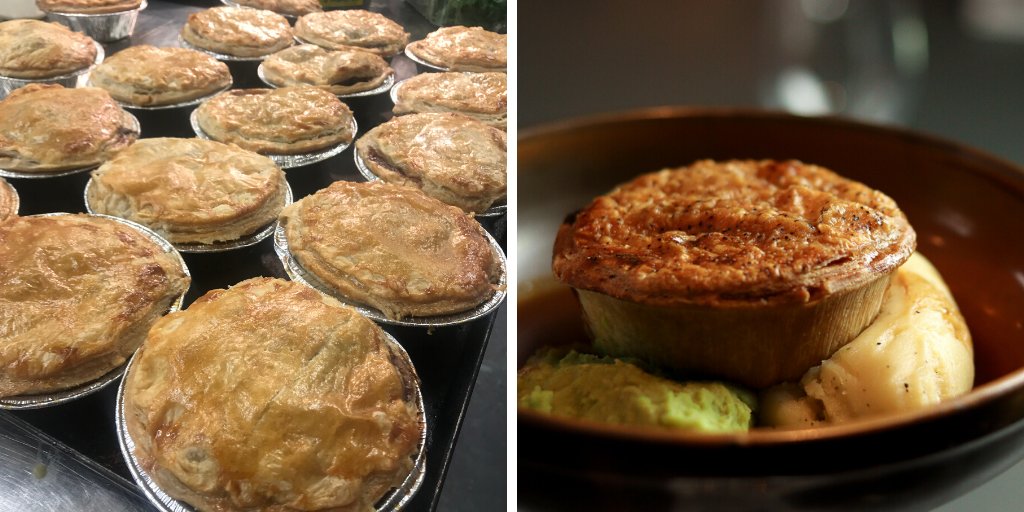 SilversmithsRe1's tweet photo. 🥧It's National Pie Week! Who's ready to celebrate in style? Our famous Pie &amp; Grill night is on tomorrow from 4pm. Amazing handmade pies just like these.

To book...
0114 2706160 / bookings@silversmiths-restaurant.com
Or easily book online at https://t.co/lIHtzaftLM https://t.co/EfB2Evahzd
