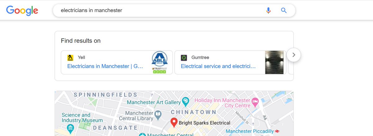 Lacuna_5's tweet photo. Not seen this 'Find results on' Google SERPs feature before... a new position 0 (1,2,3). #SEO #Google https://t.co/Qbb7qAFAvg