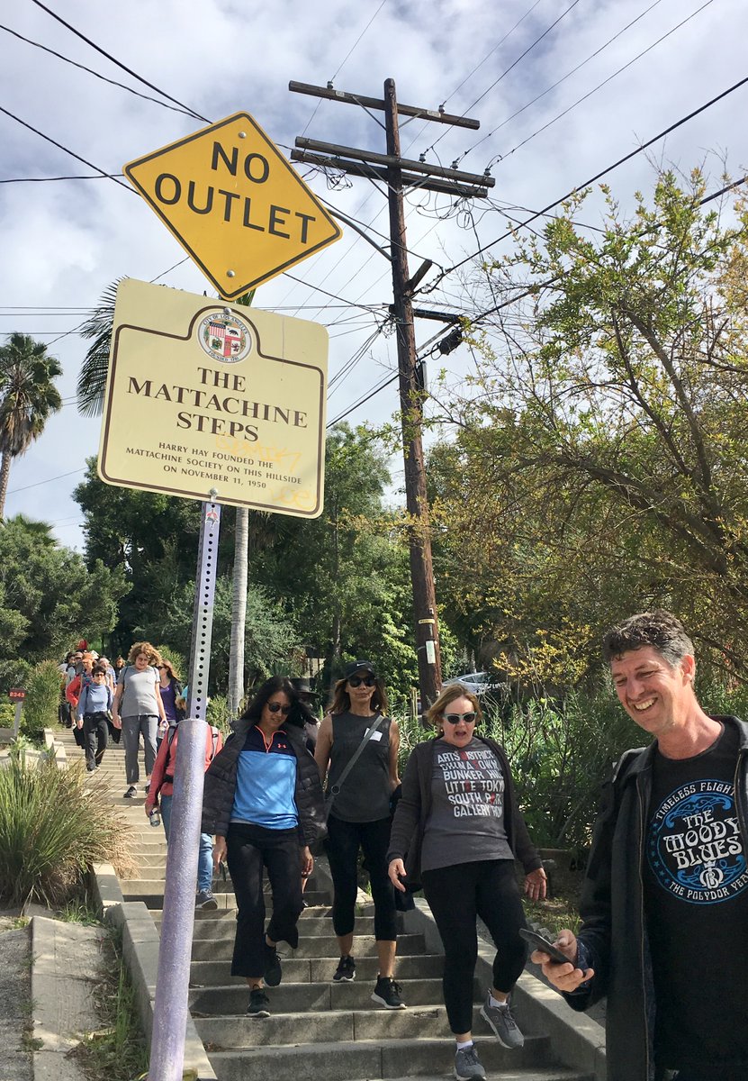 victoriabernal's tweet photo. Yesterday, we finished @LosAngelesWalks' 4-walk series to each of the original 1850 #LA4Corners (everyone who did all 4 walks rec’d this bandana). Was fun to stop at the Lummis House on #CharlesLummis’ birthday considering he walked from OH->LA in the 1880s. #LAWalks #LAhistory https://t.co/jMlXvqFD0t