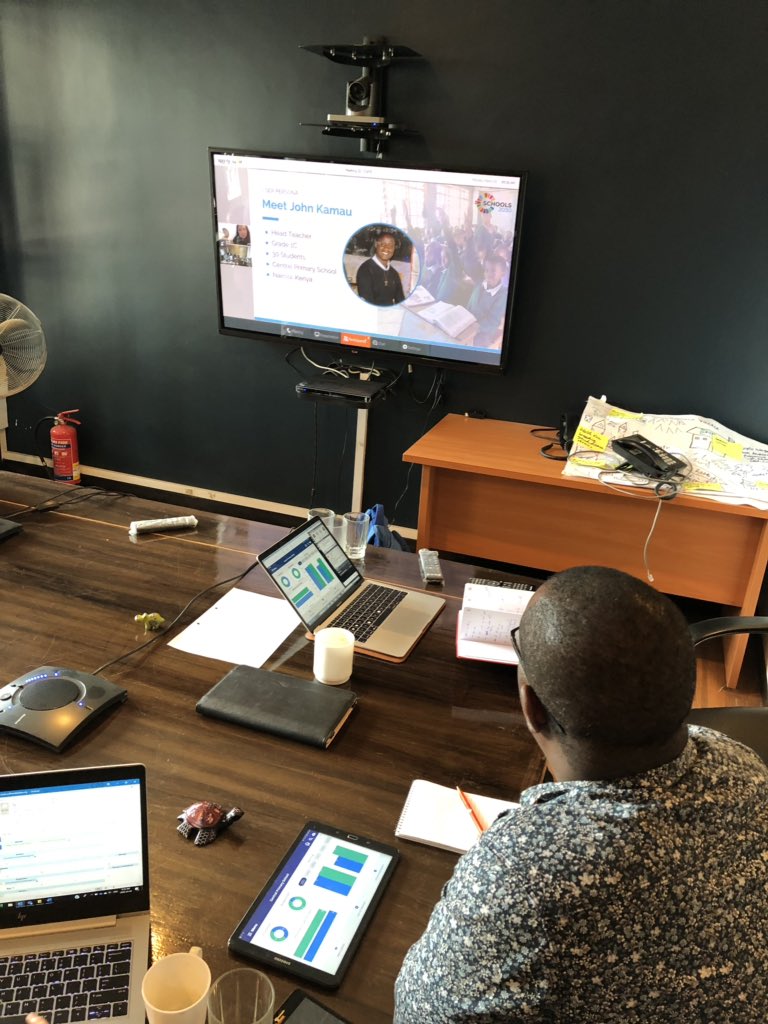 ACWrld's tweet photo. Very good day with virtual training of the new #PROMISE3 app for #Schools2030 to enable teachers in Kenya, Uganda and Tanzania to collect and analyze holistic learning assessment data offline in their classrooms. Lots of good feedback. @AKF_UnitedK @AKF_Global https://t.co/7NmUHVjpm5