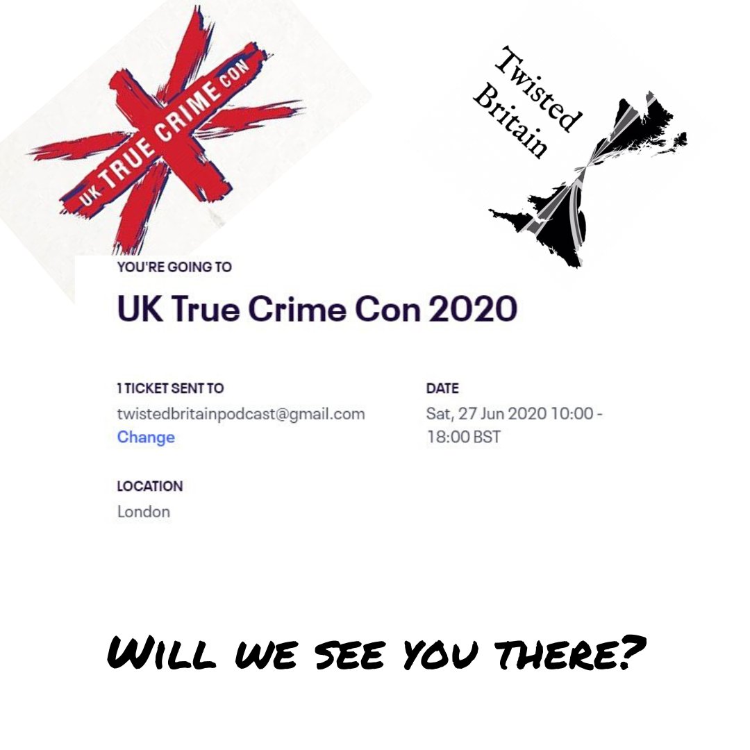 Twisted Britain road trip!
That's me booked to go to the <a href="/uktruecrimecon/">UK True Crime Con</a>, very much looking farward to it and excited to meet some of the other UK podcasters. Is anyone else going? #twistedbritain #uktruecrime #roadtrip #podcast