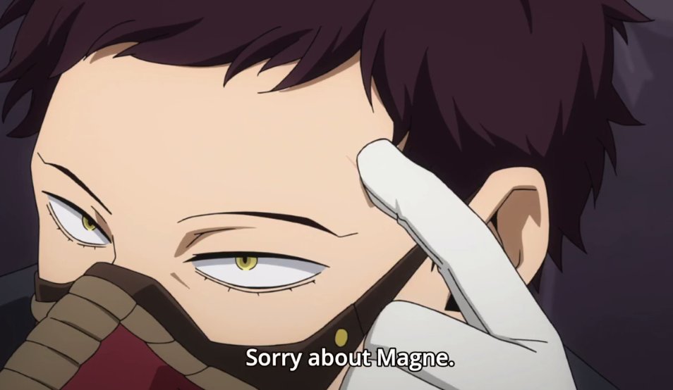 _overhauls's tweet photo. No one talks about how Overhaul actually wanted to give Mr Compress his arm back, or how he felt bad about k*llng Magne https://t.co/78vVuK1jWZ