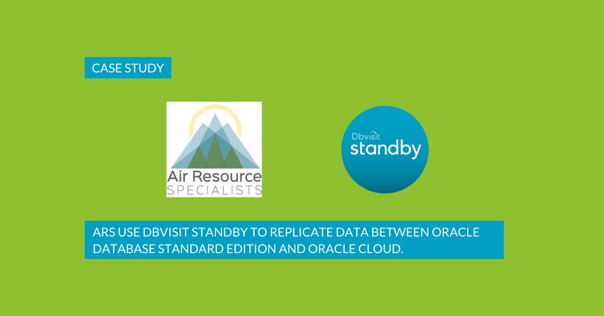 dbvisit's tweet photo. The hybrid cloud solution comprising of Dbvisit Standby, Oracle Standard Edition &amp; Oracle Cloud has been a great success for @AirResourceSpec 

With #DbvisitStandby, they've achieved a downtime of less than 15 minutes &amp; an #RPO of almost zero. Read more: https://t.co/rKZt5O7urf https://t.co/2rbYu3g2gh