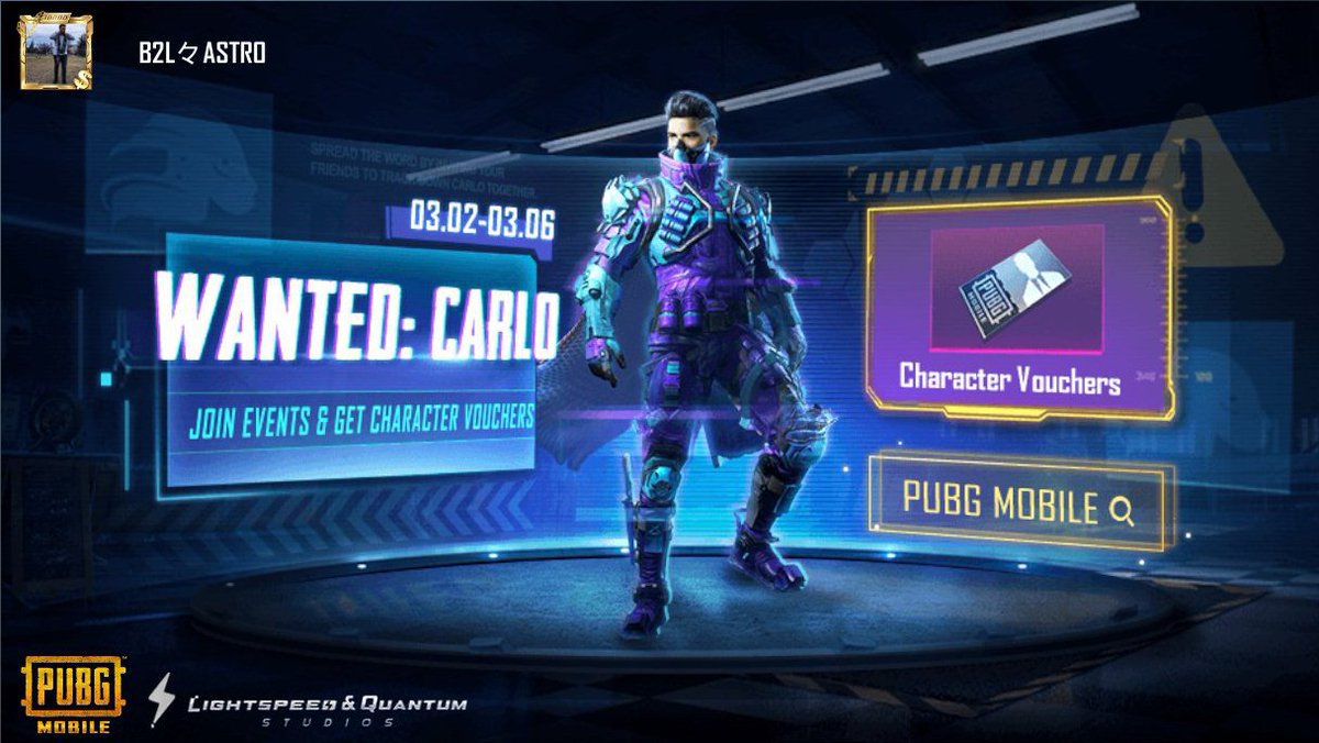 astroprjkt's tweet image. Complete Hunt Missions and get clues about Carlo. share.pbgcj.com/h5campaign.php…