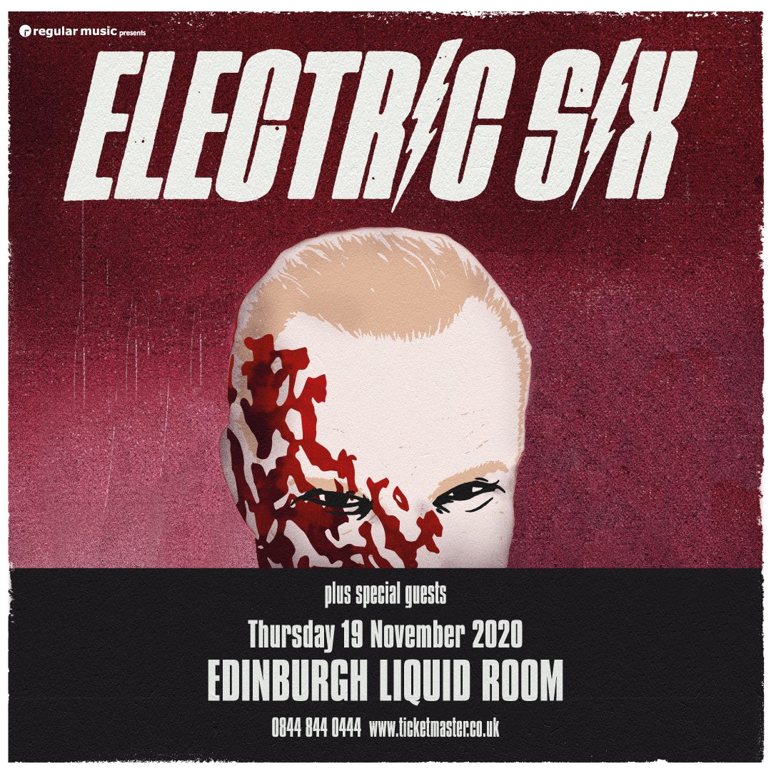 .@electric6 come to the @LIQUIDROOMS on Thursday 19 November as part of their 'Russia, If you're Listening' tour. Get tickets here - bit.ly/2Sy93tx