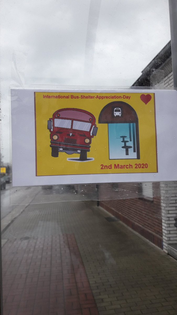 WillichB's tweet photo. Clean but wet, Busshelterday in Willich.
@thegreenbanksy @PPansBusShelter @BusLowick @tiny_bus_stop @dr https://t.co/YeFVMkEcyz