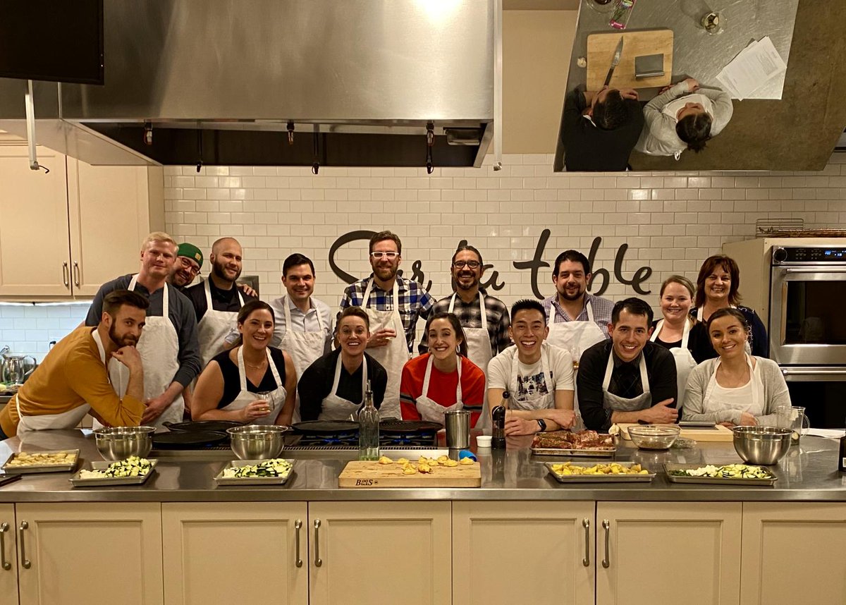 StonebridgeCos's tweet image. The Jacquard leadership team recently opted for a unique team-building outing at Sur La Table.