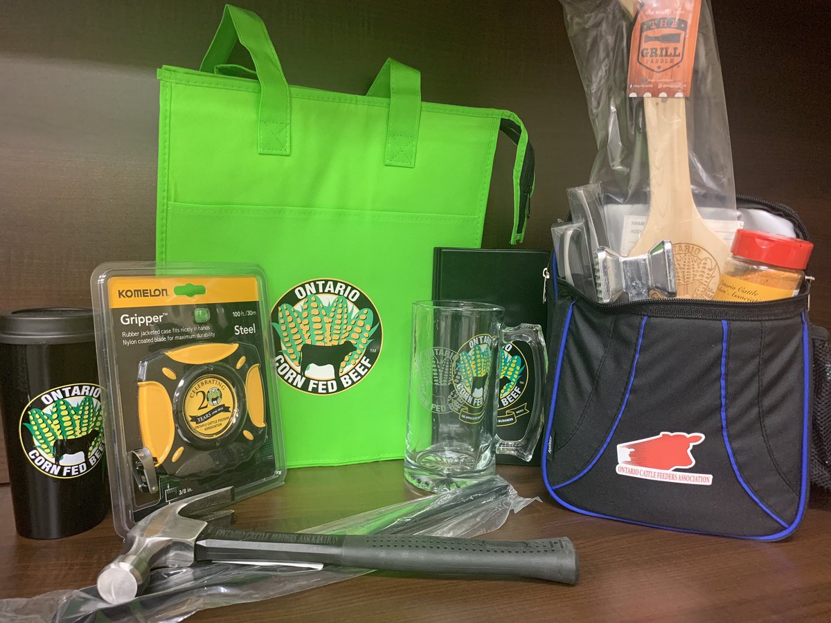 We are less then 100 followers away from hitting 3,000 followers! 

Are you wanting to get your hands on some #OCFBEEF swag? Follow <a href="/ONCornFedBeef/">OntarioCornFedBeef</a> and retweet this post to be entered into the draw to win this prize pack. The winner will be drawn once 3k followers has been hit!