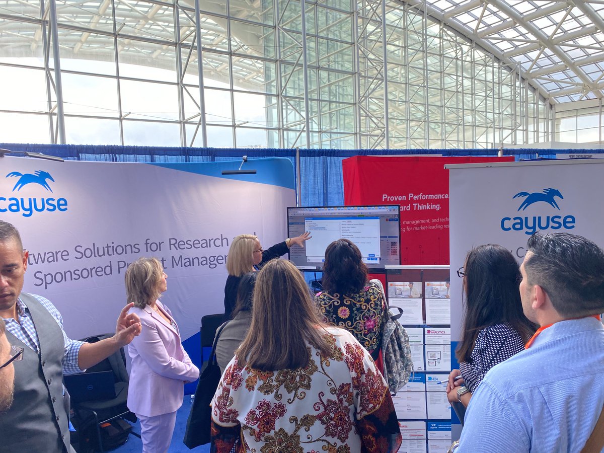 CayuseLLC's tweet photo. We're off to a great start at #NCURAFRA! Earlier today, our own Stef Friesen shared a demo of Fund Manager and will be showing off Cayuse Effort today at 2:15. See what else #TeamCayuse is up to: https://t.co/rd5kYOjtTg https://t.co/GYNCFAT6iY