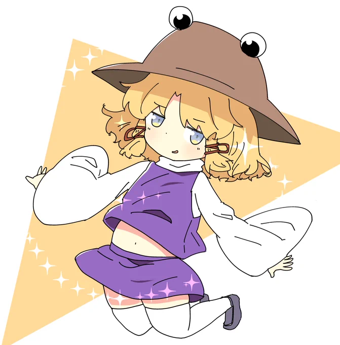 野生の諏訪子ちゃんです 