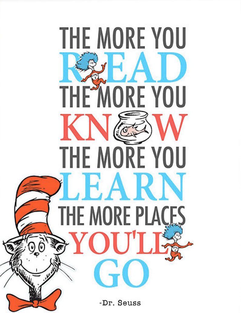 kfurchert1's tweet photo. Happy National Read Across America Day &amp; Happy Birthday to Dr. Suess ! 📚🇺🇸🎉 #ReadAcrossAmericaDay #DrSuess https://t.co/HOgraZqZte