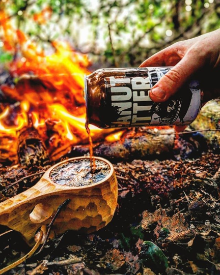 A cold beer and a warm fire - the perfect combination 🔥 
.
"With the fire blazing this full bodied, velvety smooth Milk Stout went down a treat on such a chilly day."
.
Follow @campingwithjosh on Instagram for his full review of <a href="/TailGateBrewery/">TailGate Brewery</a>'s Peanut Butter Milk Stout 🥜