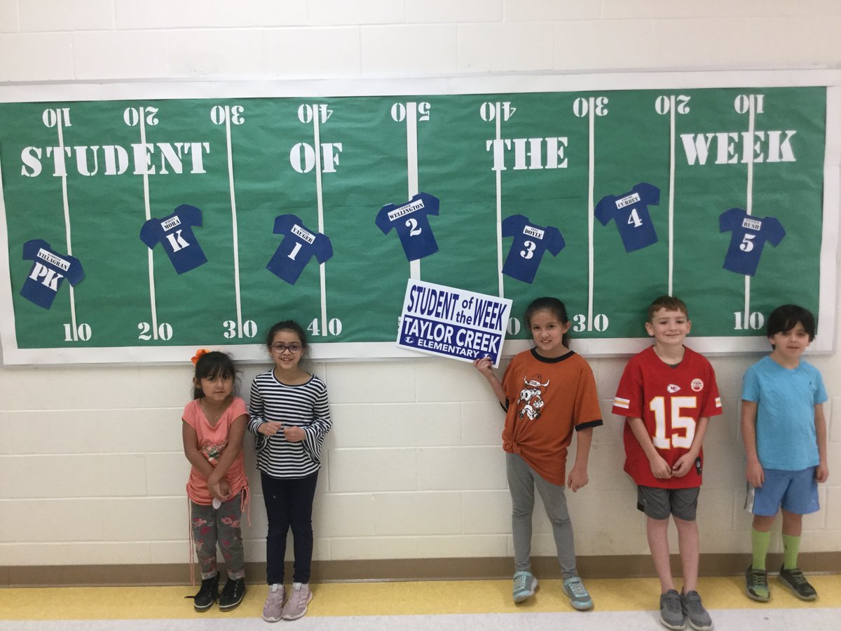 This weeks Super Students of the Week are well deserved and here they are:  Kamdyn Villagran, Marina Mora, Evelyn Yauger, Caleigh Wellington, Ella Doyle, Jaycob Curbey, &amp; Mathew Rush.  Awesome job guys!  <a href="/lampasastce/">Taylor Creek Elementary</a>  #thinkbiglisd  #thinkbigtce