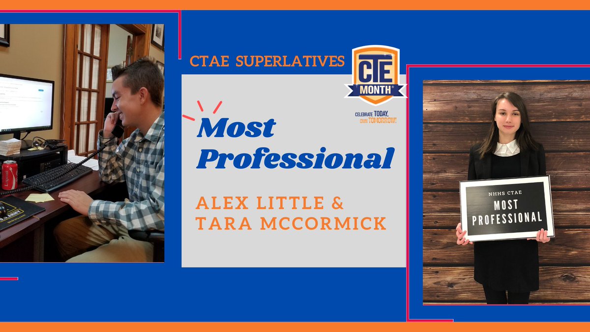 NorthHallCTAE's tweet photo. We are SO PROUD of our BEST and BRIGHTEST!  Here are your 2020 CTAE Superlatives for Productivity, Professionalism, Entrepreneurship, and Career Readiness!
@Hall_Schools @nhhsprincipal @NorthHallHigh https://t.co/EJzXcMct3K