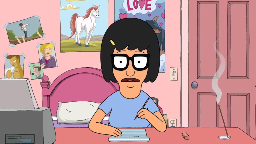 BobsBurgersFOX's tweet photo. The mood is all set to get the creative juices flowing! ♨️

Press the link to watch "Wag The Song" anytime: https://t.co/7zyXp4vQ30 https://t.co/dRIqqe7CQL