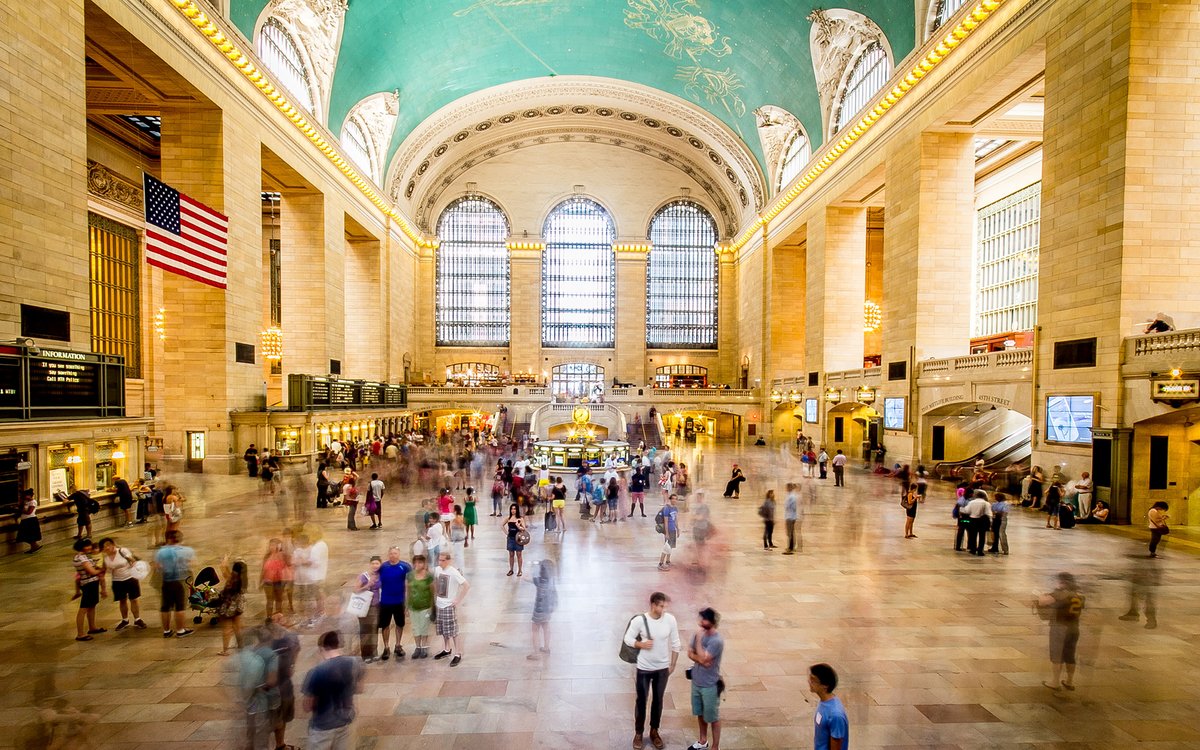 DTMet's tweet photo. You've seen it in movies but have you seen it in person? Grand Central Terminal is just a five minute walk and well worth the trip! 🏙 https://t.co/QrnNgKplQp