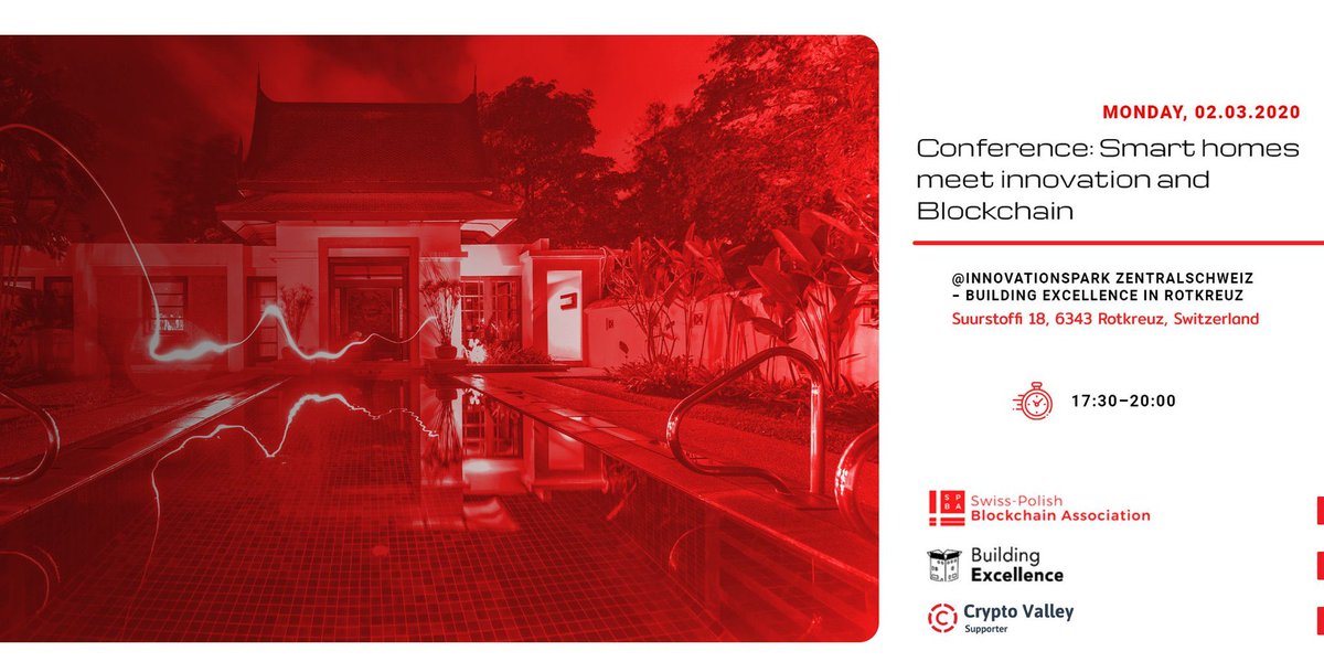 Codourey's tweet photo. Next up: Conference #smarthomes meet #innovation and #blockchain at
@info_ipzch #surstoffi
Organized by the Swiss-Polish Blockchain Association @swplba @thecryptovalley
Opening by @kashulek about industry, regulation & technology - great holistic approach https://t.co/XI2w8FVbu9