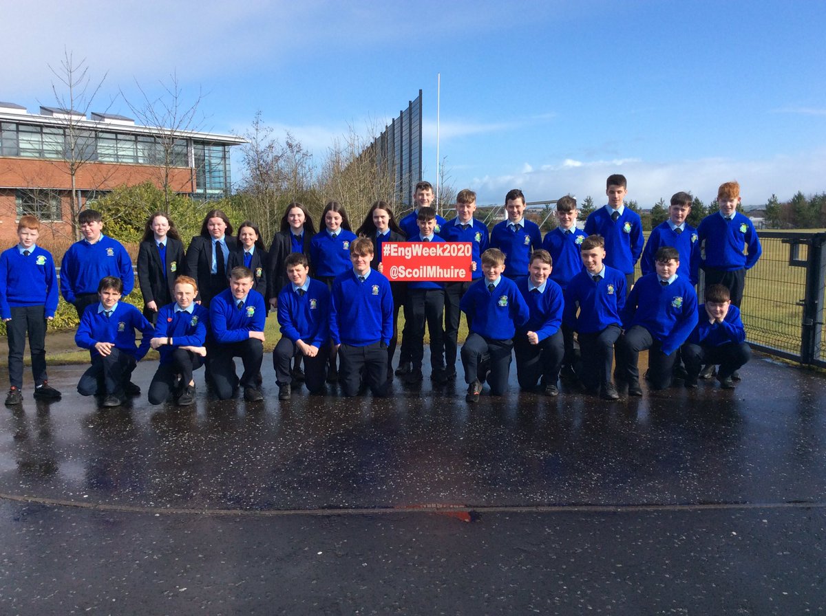 TechScoilMhuire's tweet photo. Day 1 of Engineers Week off to a fantastic start. Huge thanks to engineer Bridgeen McCarron who gave a talk to our students about chemical engineering. Massive thanks to @StMarysDerryTD for a brilliant roadshow, the students loved the experiments @JCt4ed @EngineerIreland https://t.co/oHkS65qeZQ