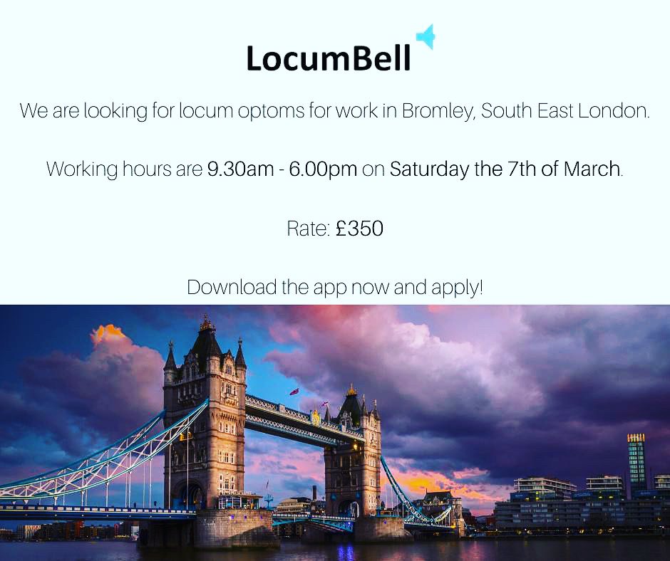 LocumBell's tweet photo. #locum #optometrist #shifts #opticians #optometrists #independent #locumbell #automation #softwarehouse  #platform #technology #ukjobs #optometrytoday #goc https://t.co/dobSnGXxsV
