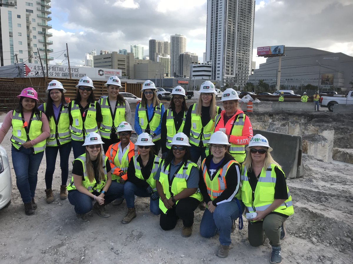Shout-out to the #WomenInConstruction who are helping to lead the construction of #Miami's new Signature Bridge! #WICWeek2020 #ArcherWestern #ConnectingMiami