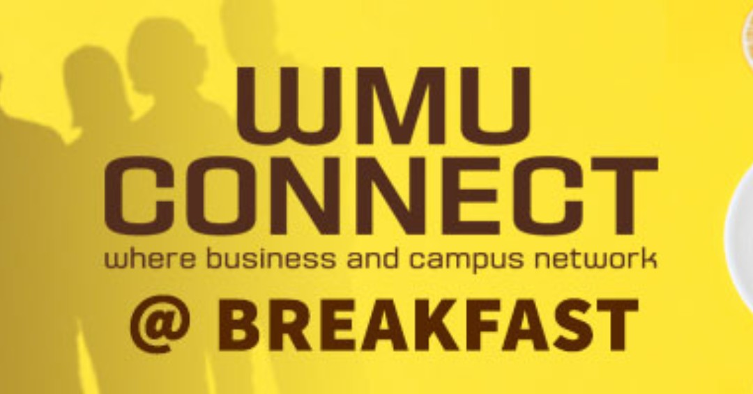 FetzerCenter's tweet photo. Happy Monday! The WMU Connect at Breakfast is happening tomorrow, and we’re looking forward to seeing everyone there. https://t.co/MTdKn1Qi1P