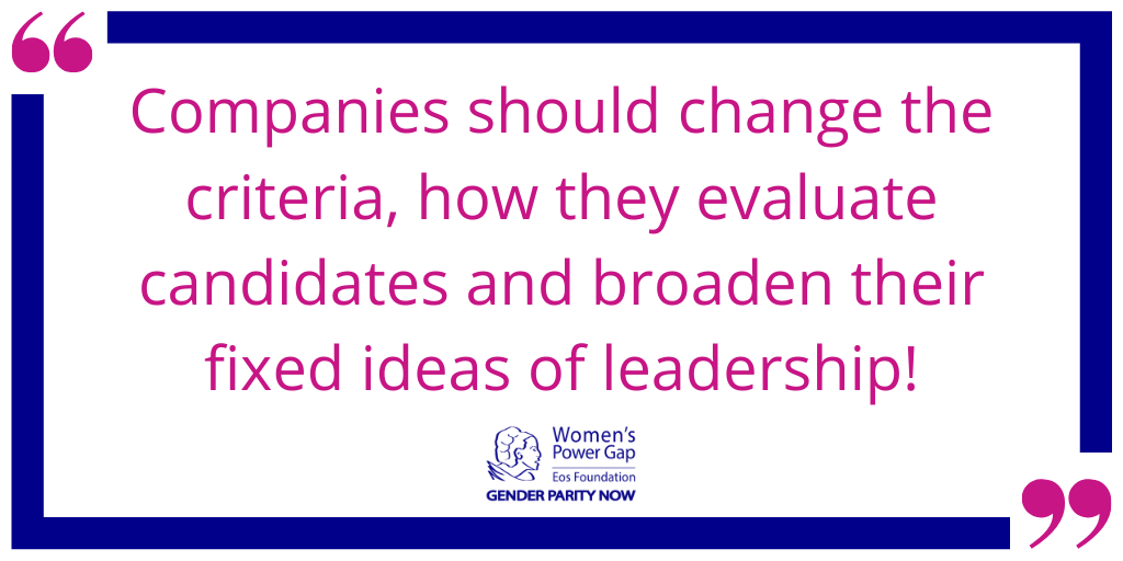 womenspowergap's tweet photo. If companies are unable to find women and people of color for their boards or #executiveteams after thorough searches, it is time to reexamine the criteria and change them.
Companies should reconsider how they evaluate candidates and broaden their fixed ideas of #leadership. https://t.co/QQSY7jRfRv