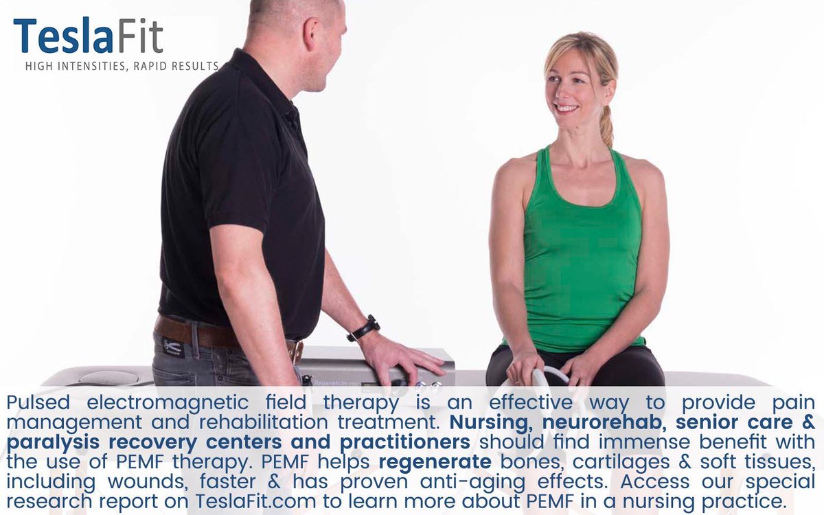 Nurse practitioners should find great benefits by integrating PEMF in nursing practice: teslafit.com/pemf-therapy-f…
#nursing #rehabilitation #seniorcare #paralysisrecovery #strokerecovery #physiotherapy #chiropractic #nursingcare #holistichealth #functionalmedicine #integrativehealth