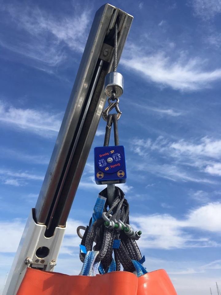 RSBRigging's tweet photo. A beautiful day for M/Y Robbie Bobby's Feebe telescopic #deckcrane to be put through her load testing paces.
Her load test was performed by our LEEA certified Load Testing department using a @seaflexmooring (1000kg) water bag and @loadcell shackle which is linked to a mobile app https://t.co/HHbuVaZWrK