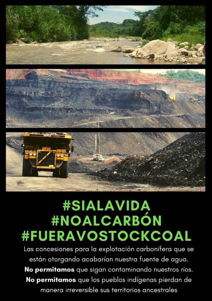 noalcarbonZulia's tweet photo. O luchamos contra estos intereses externos rusos (VostockCoal) e internos militar (CVM) o quedaremos miles de familias zulianas sin agua potable proveniente de la única fuente: ríos Socuy y Maché y el Embalse Manuelote. #defendamoselagua #noalcarbonenlasierra #defendamoslatierra https://t.co/NSgVIA2nXH