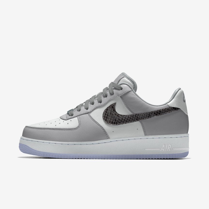 nike by you af1 snakeskin