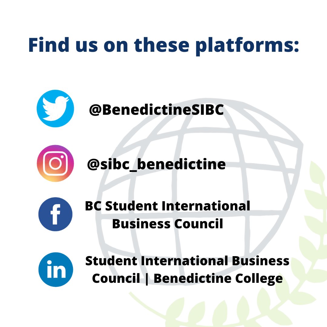 BenedictineSIBC's tweet photo. We have a created a new LinkedIn page this semester! Be sure to follow us on there as well as our other social media platforms! https://t.co/4e75LpiTQt
