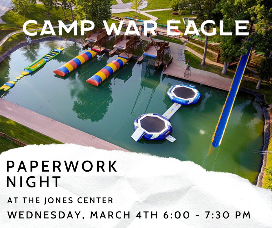 CWE PAPERWORK HELP NIGHT. We will be hosting a paperwork night at the Jones Center on Wed, March 4 from 6:00-7:30pm. Staff will answer any questions and help you complete the required forms. Bring your kids to have fun at our Lifeline program while you work on your paperwork.