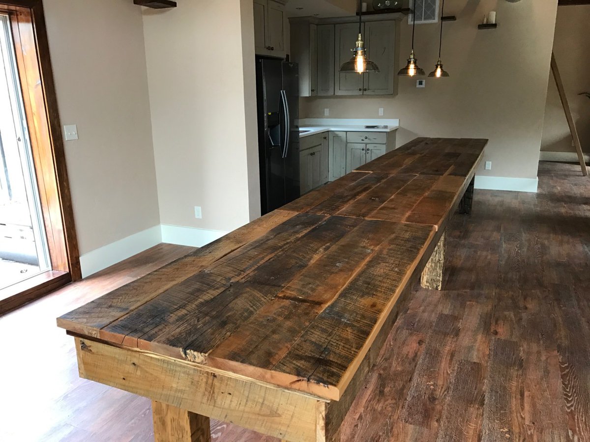 shuffleboard's tweet photo. When a warehouse collapsed at a historic Kentucky Bourbon distillery, we couldn't let the wood go to waste. It's now available to be made into custom #shuffleboards! Read the full story here: https://t.co/o3BNUxYLJP https://t.co/aO4fyVjMlD