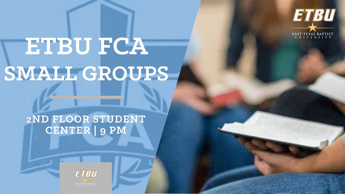 FCA TONIGHT!! We are going to switch things up a little bit this week and join together for small groups!! You won’t want to miss, can’t wait to see y’all there!!